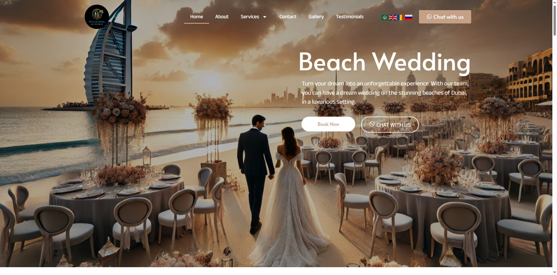 Proiect Aurum Wedding in Dubai promovat de Adrian Ioan Buda